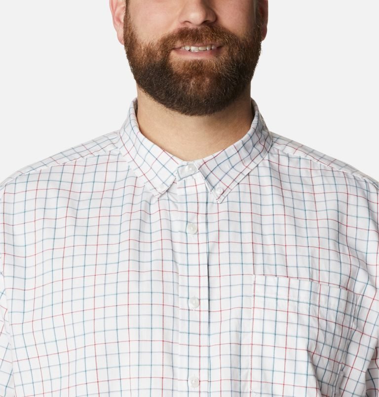 Men's Columbia Rapid Rivers II Short Sleeve Shirts White | Plus Size CA-BC835
